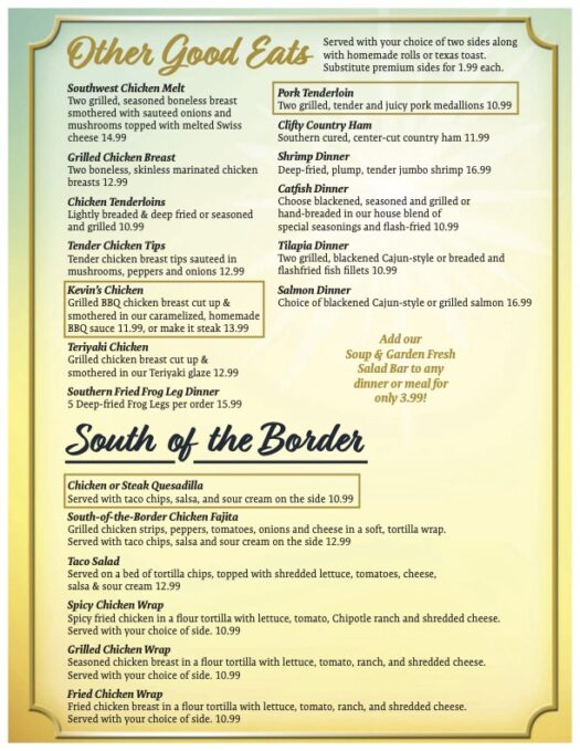 New Menu | Bread of Life Cafe